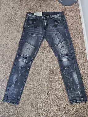 Industrial Indigo Jeans! Great Condition. Sz 34/31